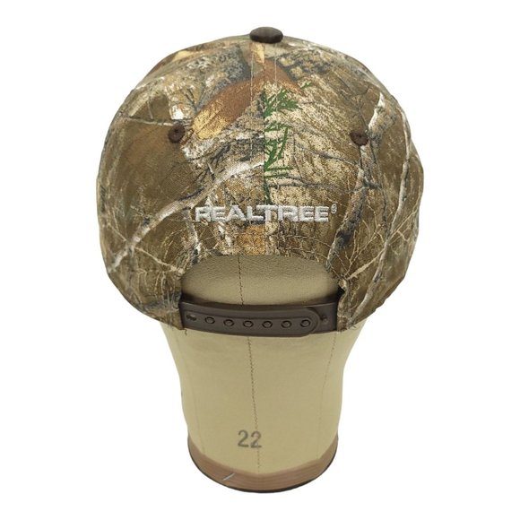 Realtree Edge Camo Embroidered Antlers Logo Snapback Cap Trucker Hunter Hat NEW - Picture 4 of 12